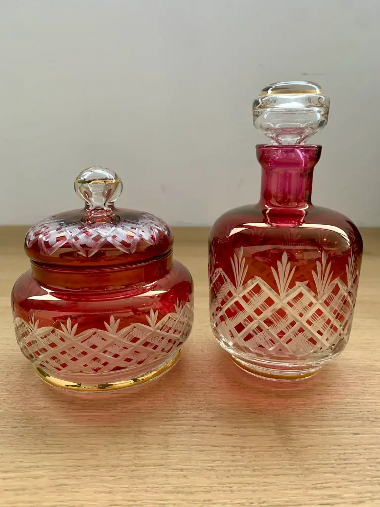 Ensemble de salle de bain en verre italien