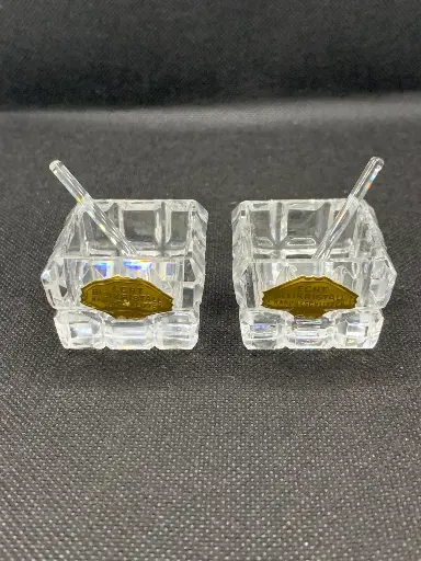 Set Poivre & Sel en Cristal – Signé Moreau Frères | Objets d’art